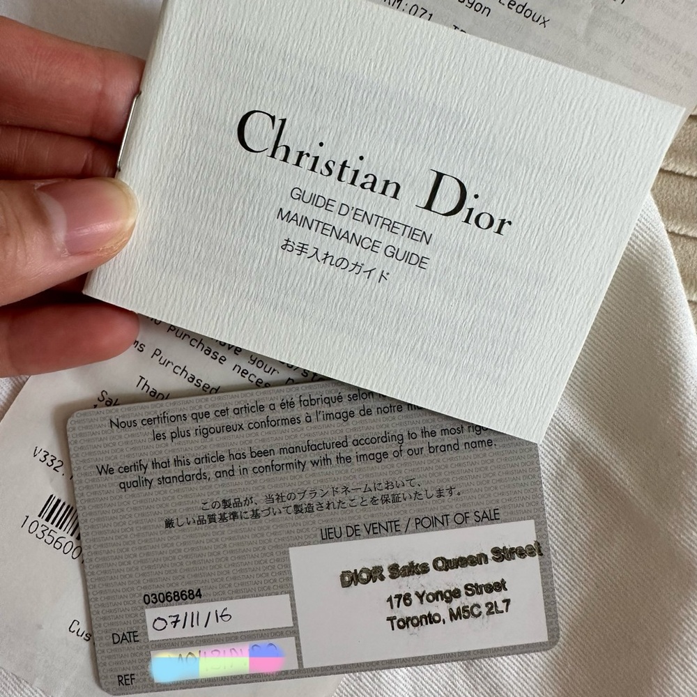 Dior Pink Leather Clutch with Receipt and Dust Bag - Picture 14 of 15